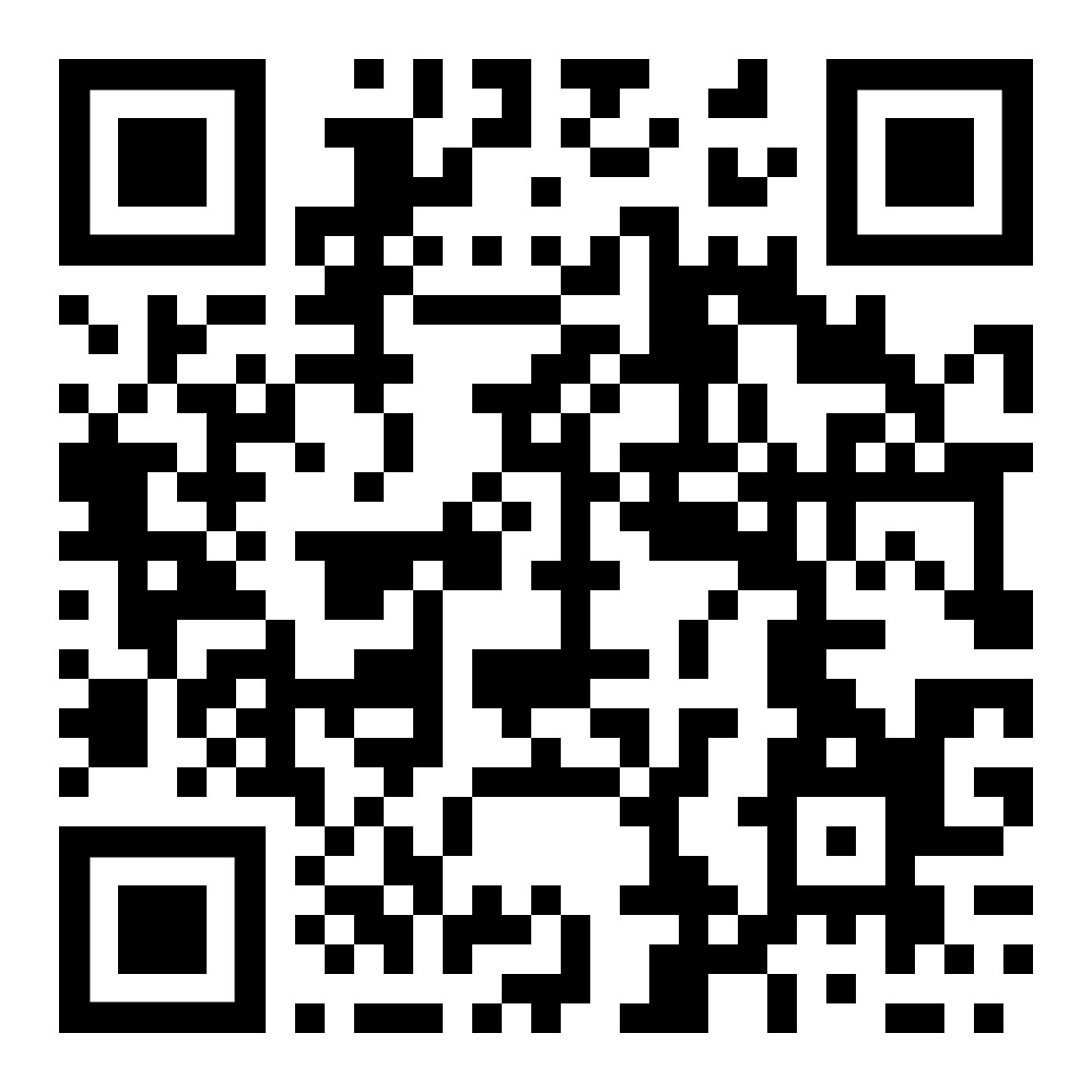 QR code link for booking