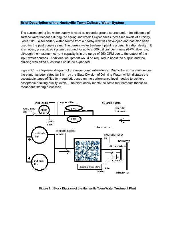 Link to flyer on Town Culinary Water System